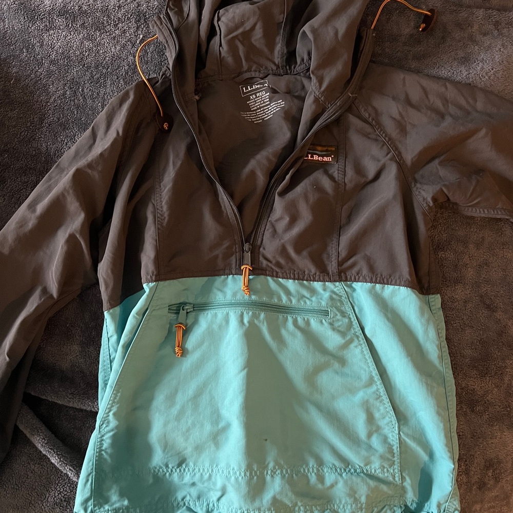 L.L.Bean Two-Tone Anorak Jacket